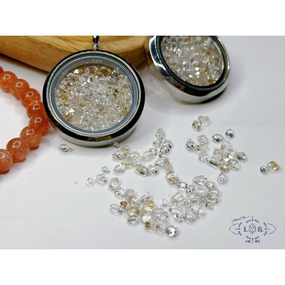 油膽水晶盒項鍊~油膽赫基蒙墜飾-細節圖6