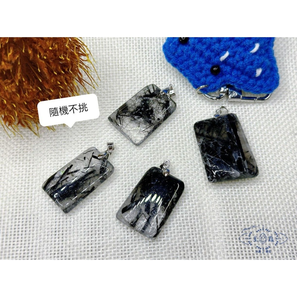 黑髮晶墜子~小資款~精選款-細節圖2