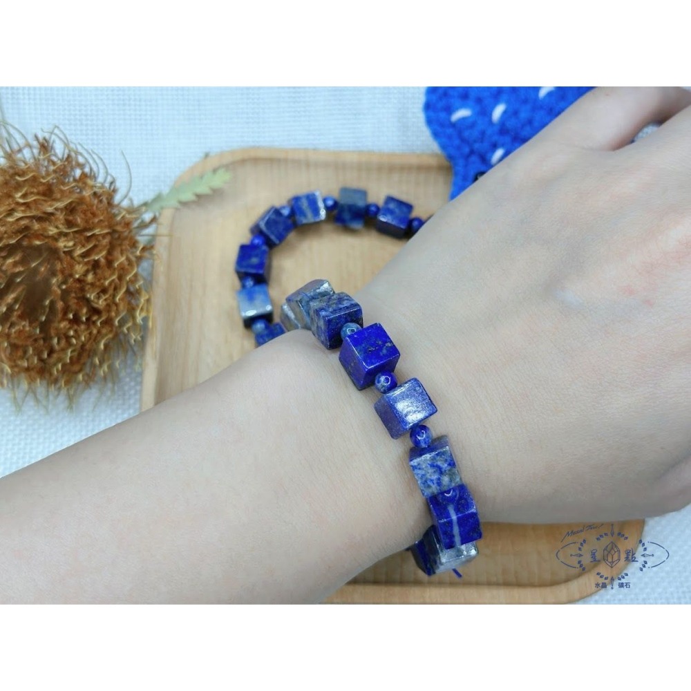 青金石方形手串-細節圖5