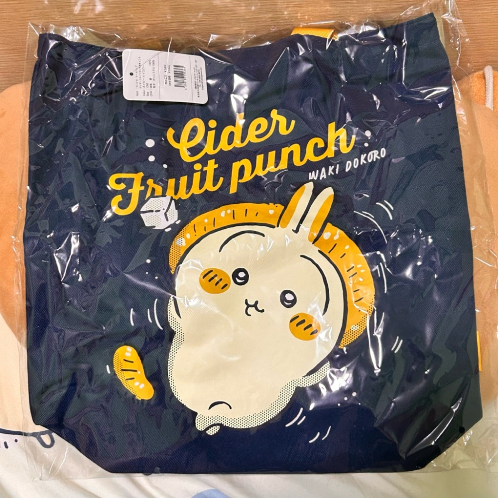 【阿皮小舖】日本現貨 烏薩奇 兔兔 帆布袋 提袋 收納袋 購物袋 吉伊卡哇 全新未拆-細節圖5