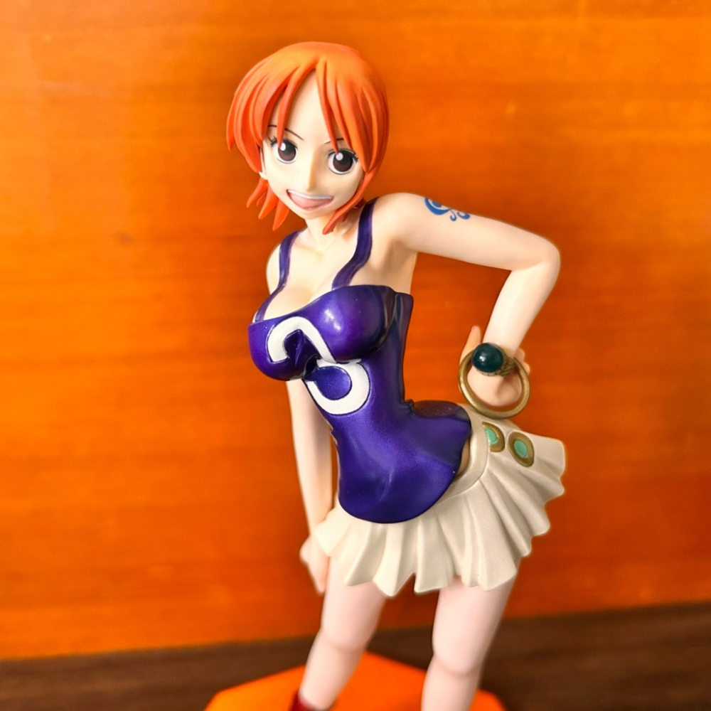 【阿皮小舖】二手現貨 銀證黑貓 娜美 海賊王 航海王 POP 水之七島 兩年前 電鍍 ナミ nami-細節圖8