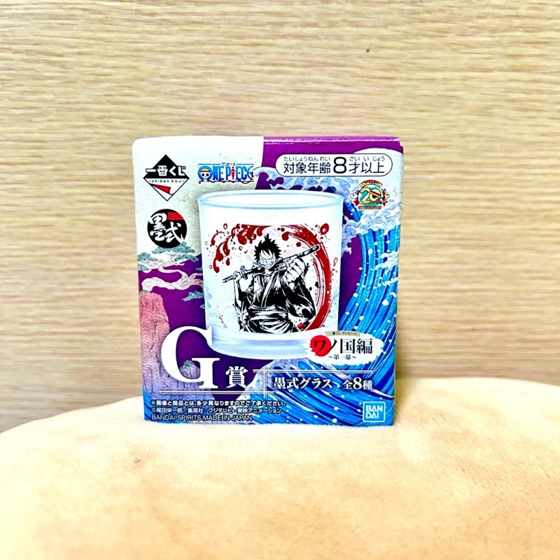 【阿皮小舖】現貨 航海王 一番賞 G賞 和之國 索隆 玻璃杯-細節圖3