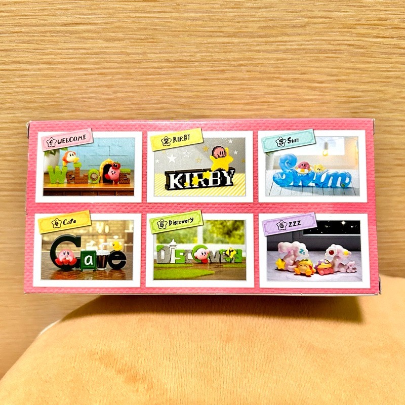 【阿皮小舖】現貨二手 內袋未拆 星之卡比 字母擺設 盒玩  Kirby & Words RE-MENT  文字 咖啡款-細節圖4