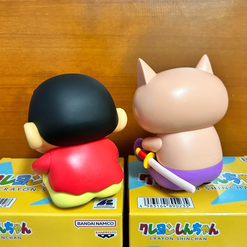 【阿皮小舖】二手現貨 代理正版 萬代BP景品 蠟筆小新 屁股走路  模型 公仔 屁屁走路 四款 一套-細節圖4