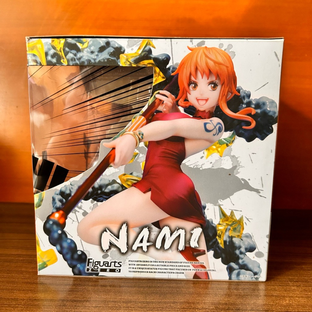 【阿皮小舖】二手現貨 代理版 綠貓 Figuarts ZERO 超激戰 娜美 天候棒 黑球 雷雲鏈 蛋糕島-細節圖2