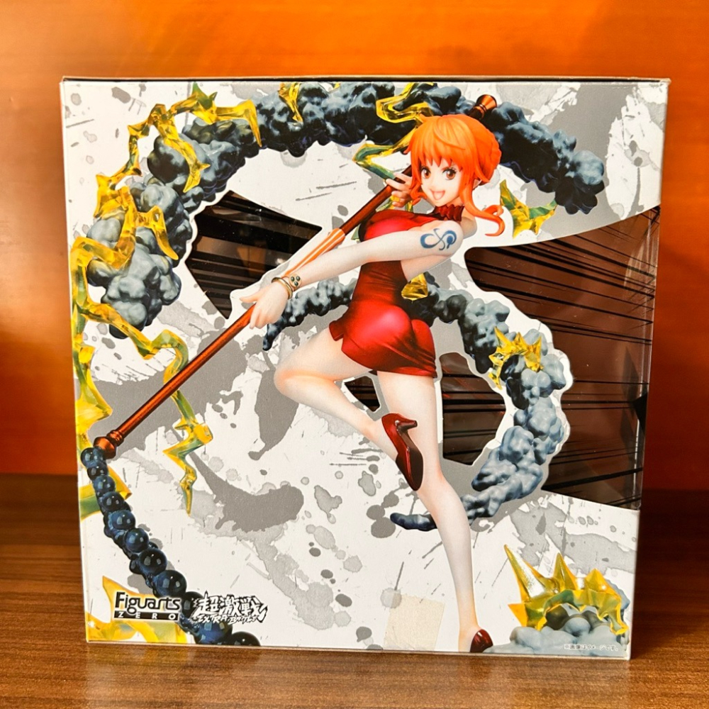 【阿皮小舖】二手現貨 代理版 綠貓 Figuarts ZERO 超激戰 娜美 天候棒 黑球 雷雲鏈 蛋糕島-細節圖4