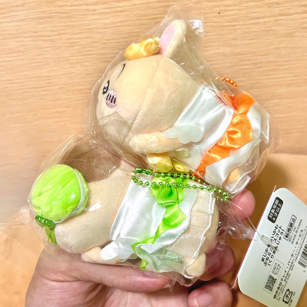 【阿皮小舖】日本現貨 全新未拆 吉伊卡哇  ちいかわ chiikawa 魔法少女趴姿 吊飾玩偶 吊娃 烏薩奇&栗子饅頭-細節圖2
