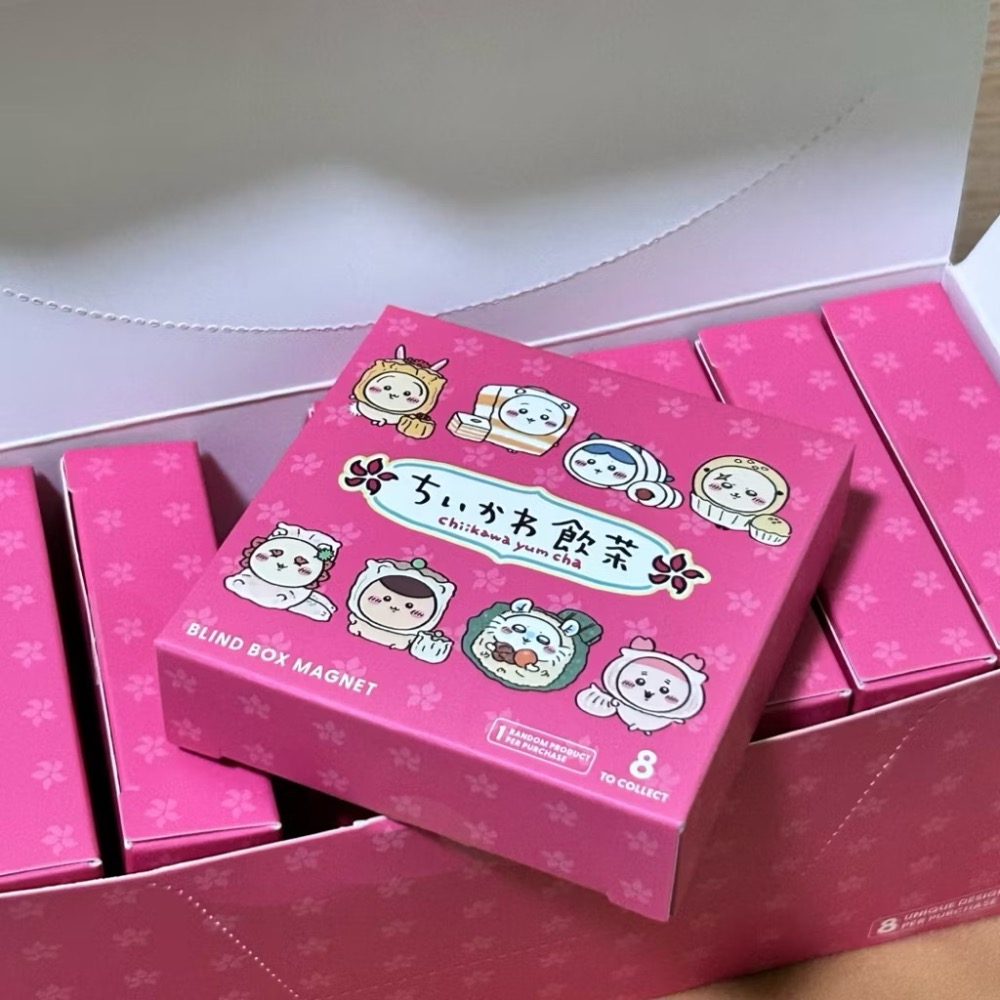 【阿皮小舖】現貨二手拆檢 香港 吉伊卡哇 飲茶 港點 立體磁鐵 一整組 八款-細節圖5