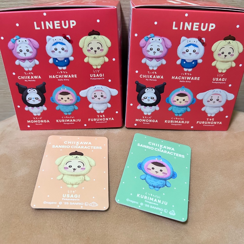 【阿皮小舖】現貨僅拆檢 吉伊卡哇 三麗鷗 聯名 烏薩奇 兔兔 布丁狗 栗子饅頭 人魚漢頓 吊娃 娃娃 掛飾 盒玩-細節圖3