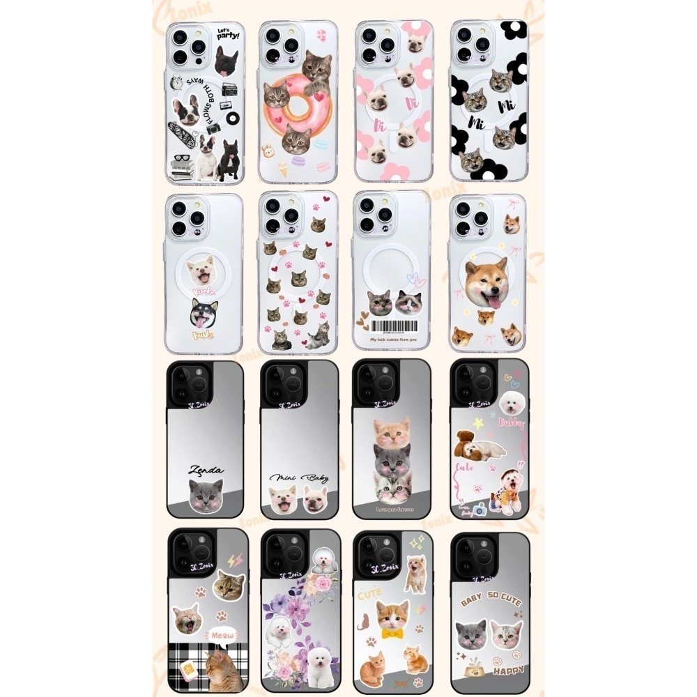 來圖訂製 客製化 磁吸鏡面防摔殼 (客訂專屬設計)-細節圖2