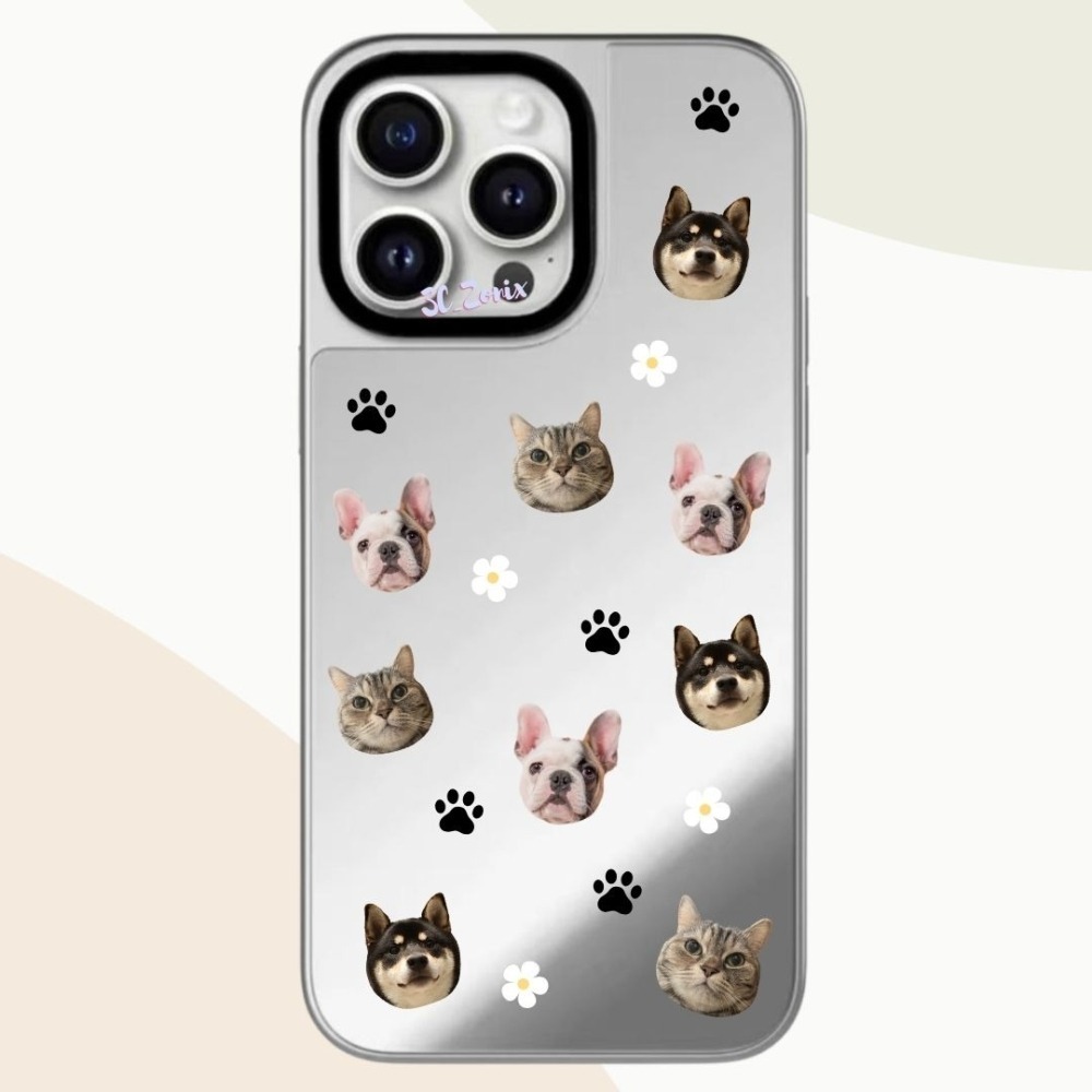 來圖訂製 客製化商品 磁吸鏡面銀框防摔殼 照片客製化 創意禮品推薦-細節圖3