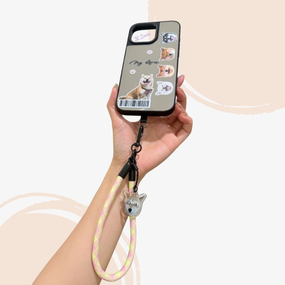 來圖訂製 客製化 手機腕繩組 四色可挑選-細節圖4