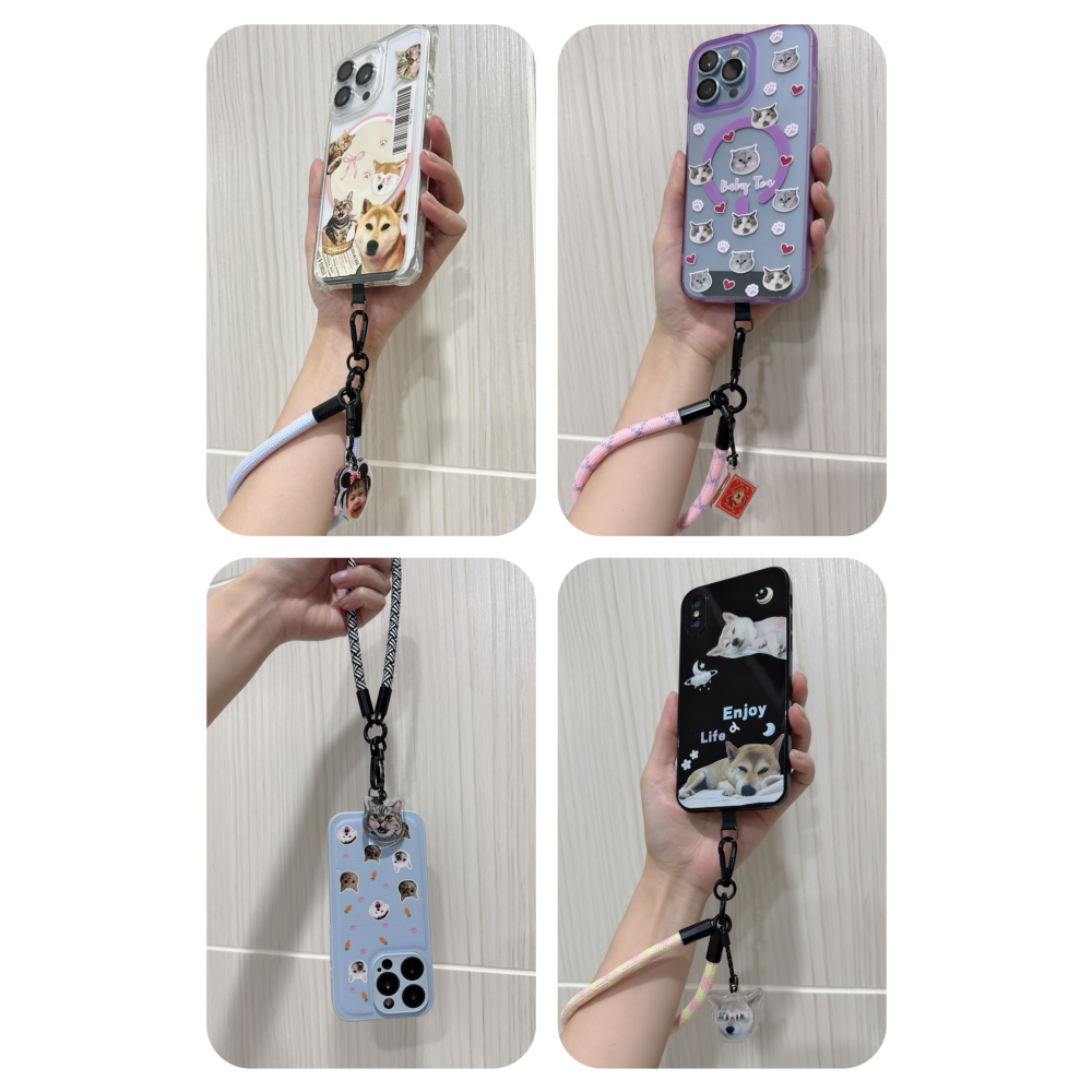 來圖訂製 客製化 手機腕繩組 四色可挑選-細節圖6