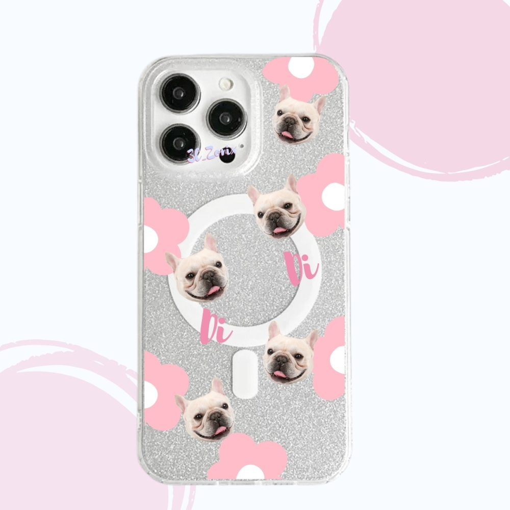 來圖訂製 客製化商品 磁吸閃銀防摔殼 照片客製化-細節圖2