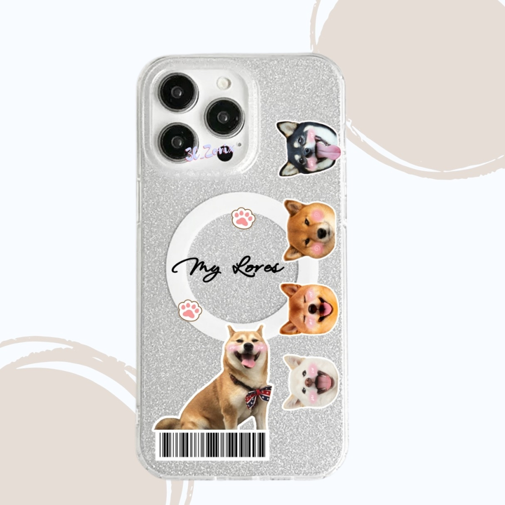 來圖訂製 客製化商品 磁吸閃銀防摔殼 照片客製化-細節圖4