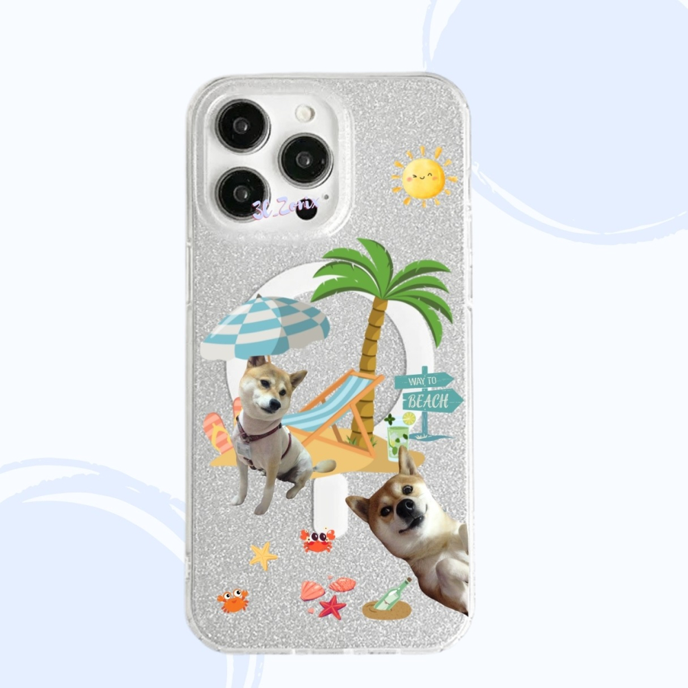 來圖訂製 客製化商品 磁吸閃銀防摔殼 照片客製化-細節圖5