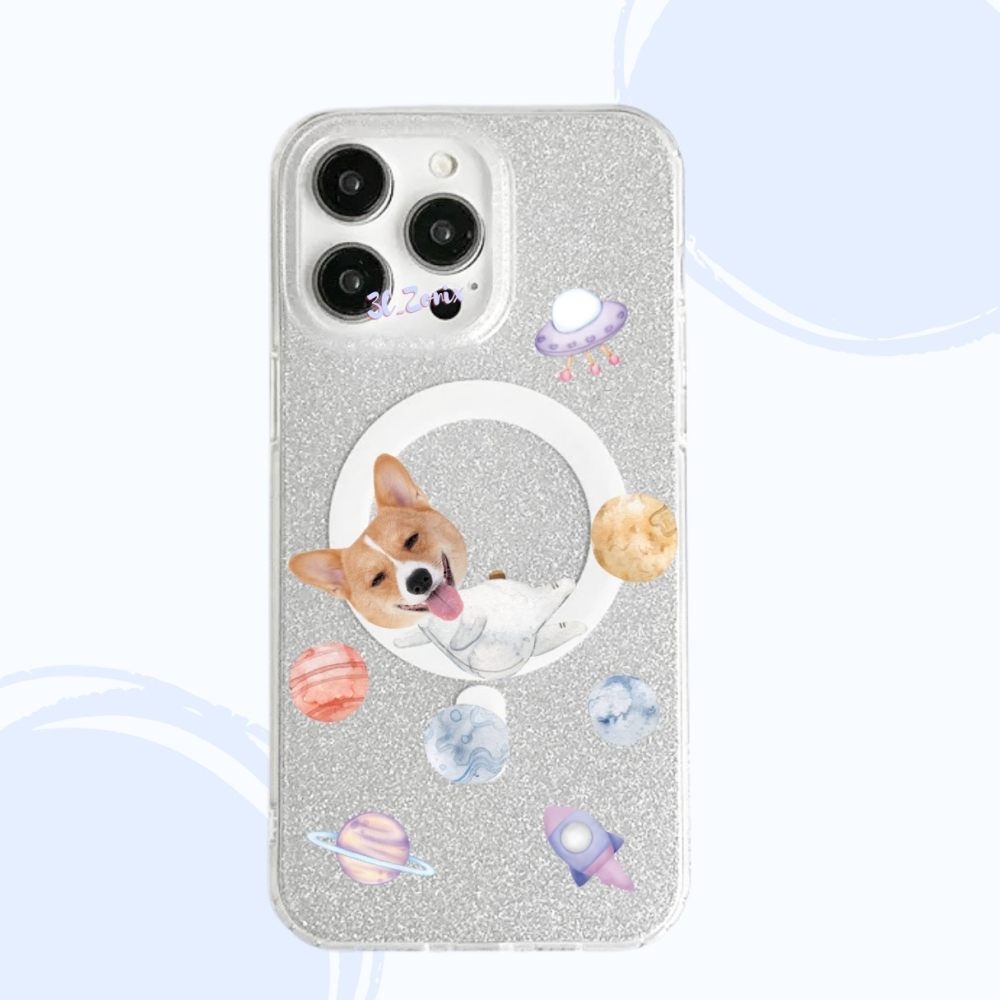 來圖訂製 客製化商品 磁吸閃銀防摔殼 照片客製化-細節圖7