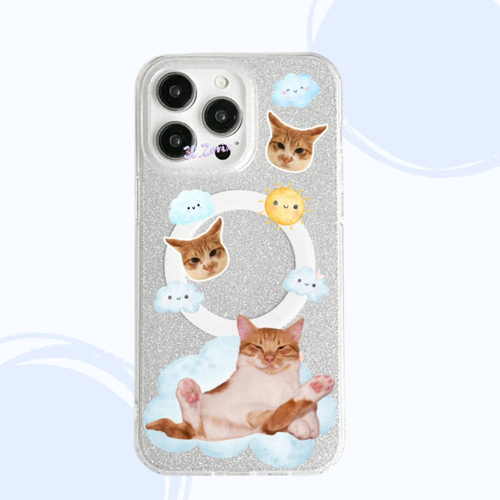 來圖訂製 客製化商品 磁吸閃銀防摔殼 照片客製化-細節圖9