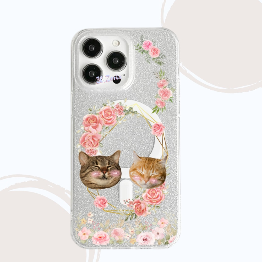 來圖訂製 客製化商品 磁吸閃銀防摔殼 照片客製化-細節圖11