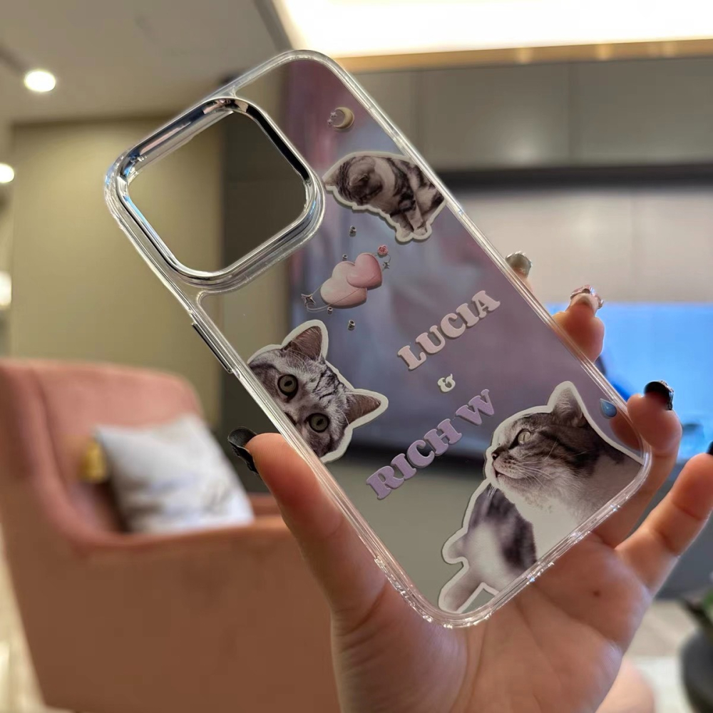 來圖訂製 客製化 鏡面防摔殼-細節圖4