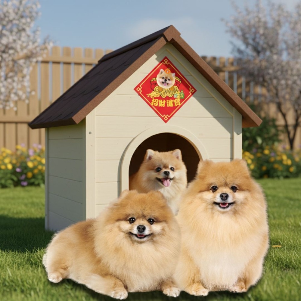 春聯 客製化 2026 馬年招財春聯 毛孩 寶貝 照片客製化 來圖客製化 過年前可收到-細節圖2