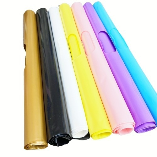 [台中永久]馬可龍色手提塑膠袋 2.5號 3號 中小尺寸 打洞袋 購物袋 服飾袋 手提袋 包裝袋 禮物袋 台灣製-細節圖11