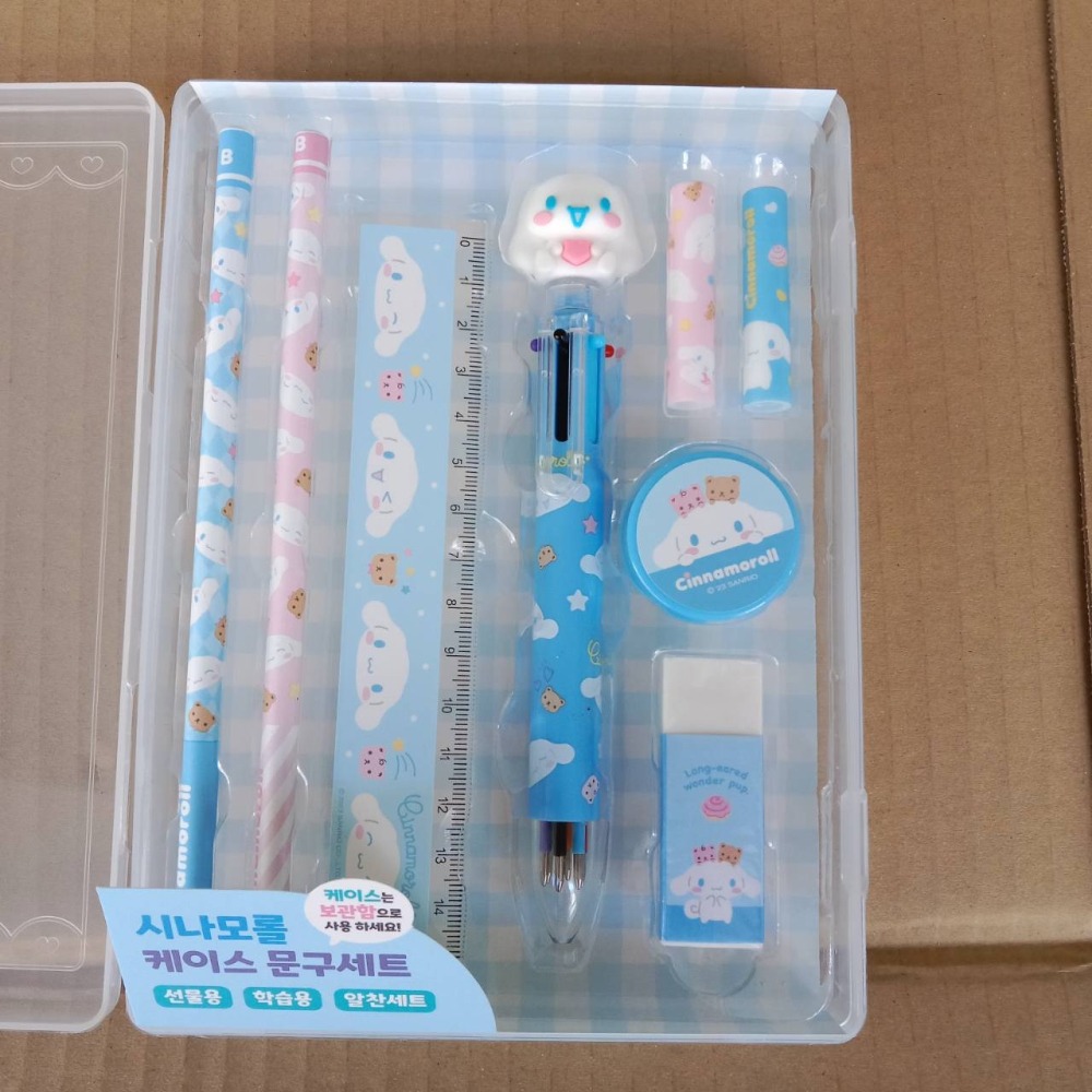 韓國代購 三麗鷗 文具禮盒 大耳狗 玉桂狗 文具 兒童交換禮物-細節圖2