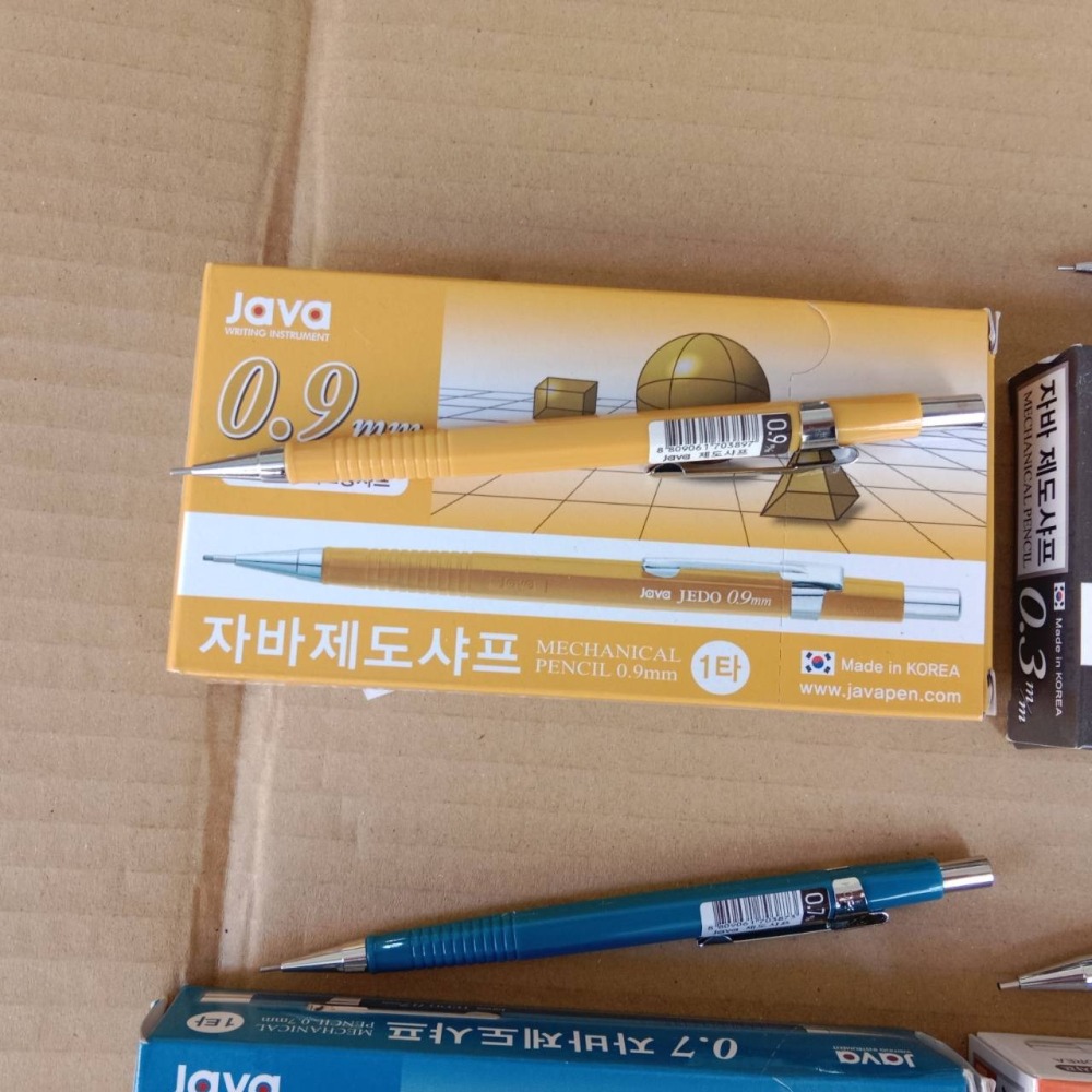 韓國KR 代購 JAVA 0.3mm 0.5mm 0.7mm 0.9mm 1.3mm 自動鉛筆 韓國製-細節圖2