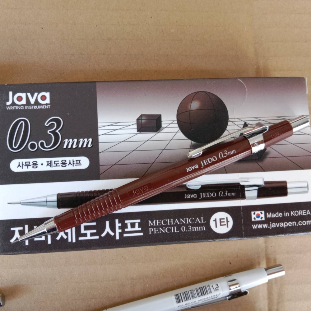 韓國KR 代購 JAVA 0.3mm 0.5mm 0.7mm 0.9mm 1.3mm 自動鉛筆 韓國製-細節圖4