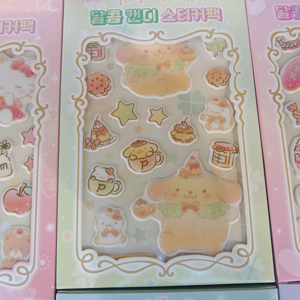 韓國 HELLO KITTY 美樂蒂 布丁狗 庫洛米 大耳狗 雙子星 立體貼紙-細節圖3