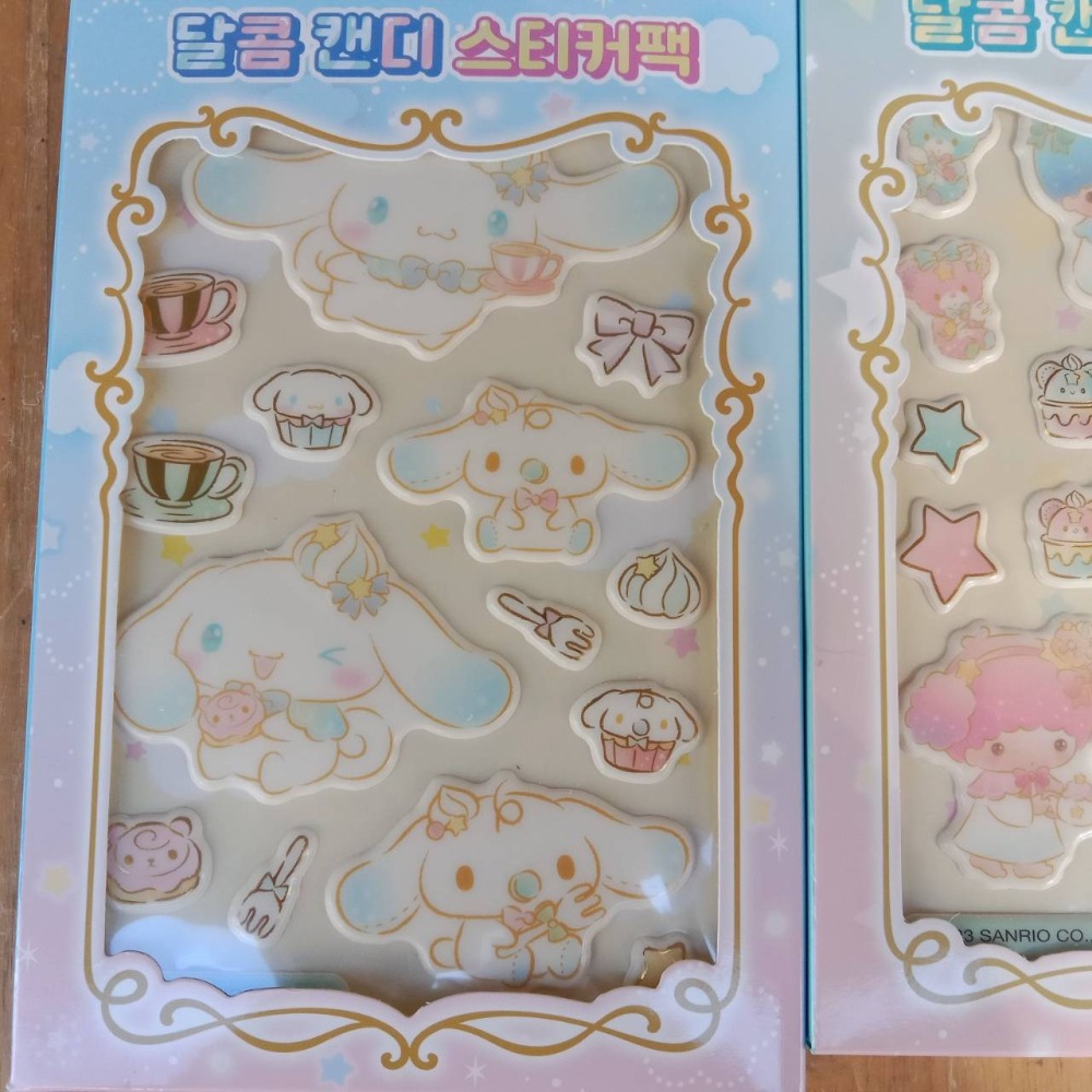 韓國 HELLO KITTY 美樂蒂 布丁狗 庫洛米 大耳狗 雙子星 立體貼紙-細節圖7