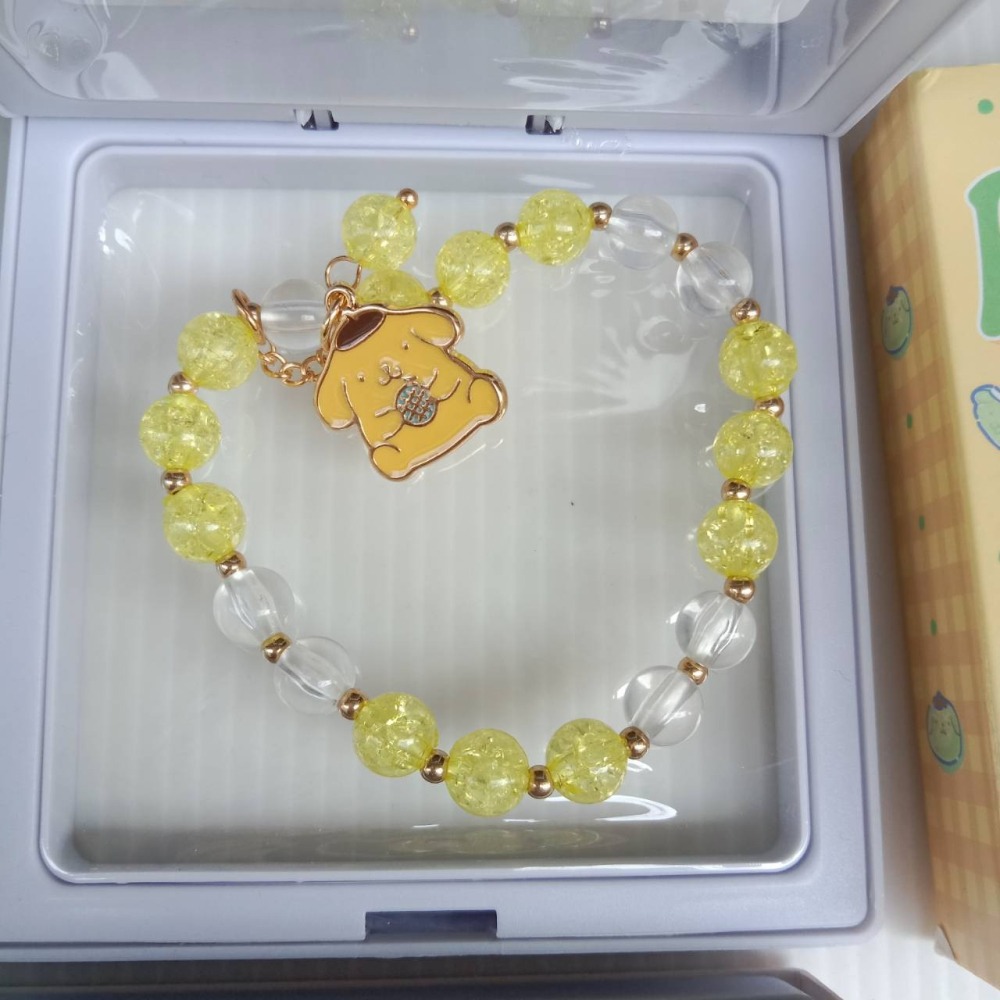 正版授權 庫洛米 美樂蒂 大耳狗  手環 手鍊 鍊子 吊飾-細節圖2