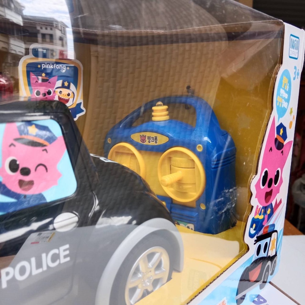 韓國代購  遙控 碰碰狐 鯊魚寶寶  警車 消防車 雲梯車-細節圖3