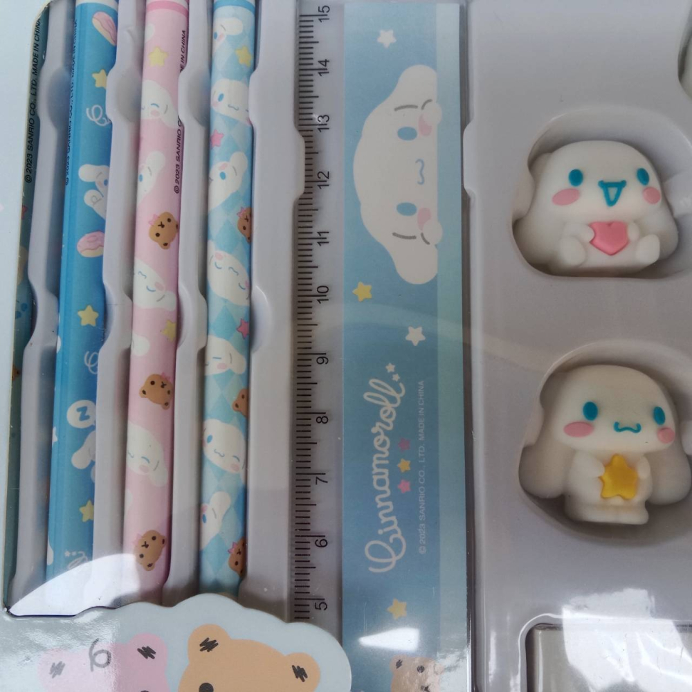 韓國 大耳狗 文具組 鉛筆 橡皮擦 原子筆 鉛筆盒-細節圖3