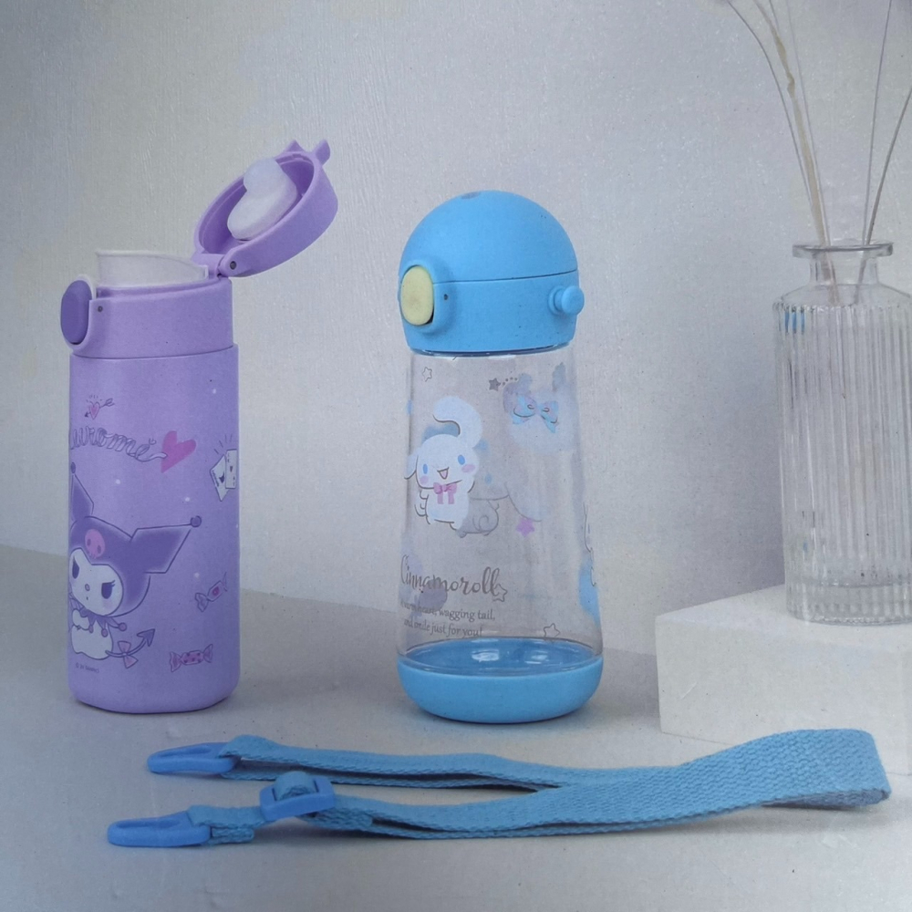 韓國  庫洛米 美樂蒂 水壺 470ml 保溫瓶 360ml 兩入一組-細節圖4