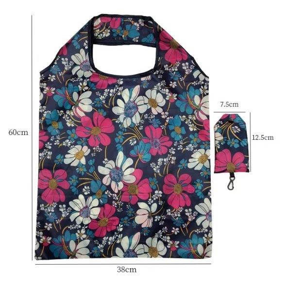 【藍總監】摺疊購物袋 收納購物袋 時尚購物袋 掛勾 環保購物袋 菜市場購物袋  造型 購物袋 大容量購物袋 可折疊購物-細節圖3