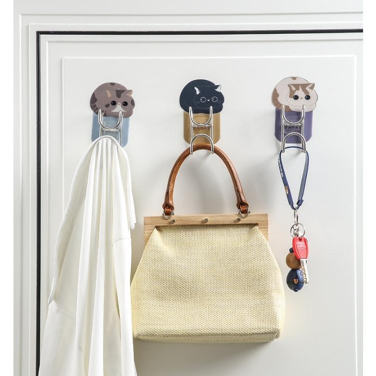 【藍總監】可愛貓咪造型臉盆掛勾 掛鈎 臉盆掛勾 無痕不鏽鋼臉盆掛勾 臉盆架 浴室掛鉤 多功能掛勾 臉盆掛勾 臉盆-細節圖5