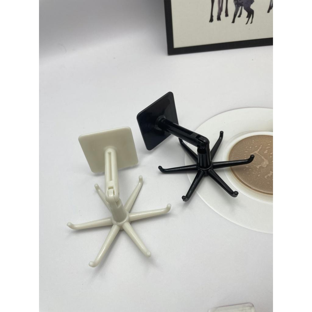 【藍總監】廚房無痕掛勾  廚房旋轉掛勾 廚房收納 廚具收納 六勾設計  6爪掛鉤 廚房 收納掛勾 旋轉掛勾 六爪 收納-細節圖7