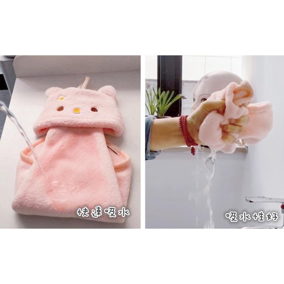 【藍總監】擦手巾 吸水 擦手布 動物擦手巾 可掛式擦手巾 擦手巾 小方巾 毛巾 珊瑚絨 吸水擦手巾 收納擦手巾 可愛款-細節圖3