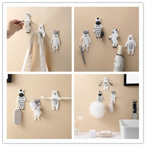 ✨全館免運✨ 動物造型掛勾 收納 免打孔 家居用品 掛勾 掛鉤 桌邊掛鉤 鑰匙掛鉤 鑰匙掛勾 牆壁掛鉤 門後掛鉤 無痕-細節圖7