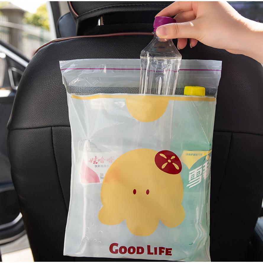 【藍總監】粘貼式汽車垃圾袋15入/包  拋棄式垃圾袋 嘔吐袋 汽車垃圾袋 貼式垃圾袋 廚房垃圾袋 車用垃圾袋 車用嘔吐袋-細節圖4