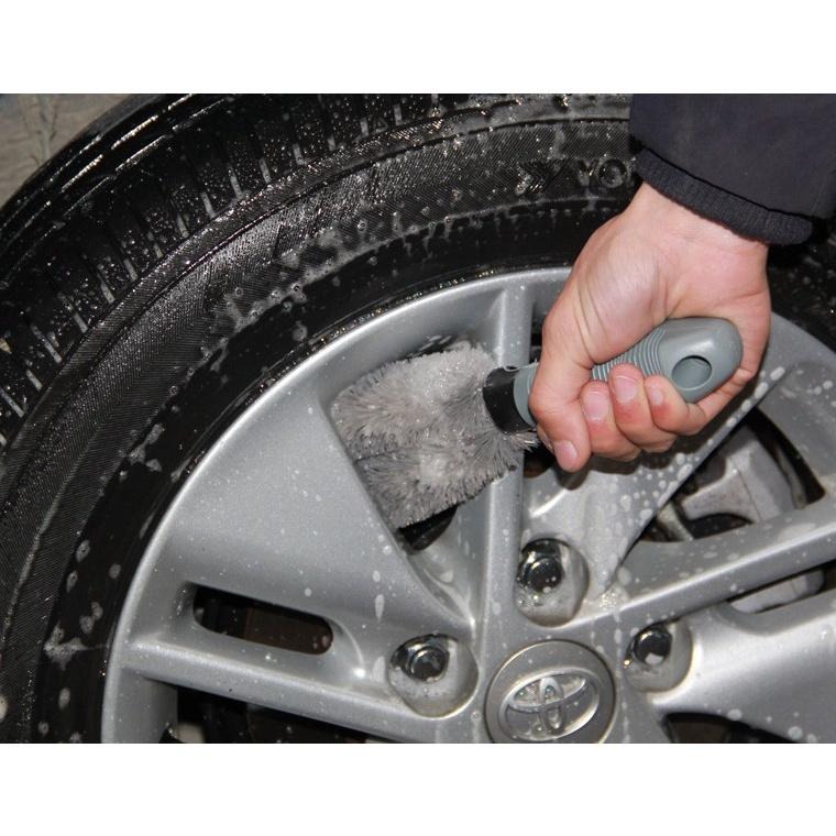 ✨全館免運✨ 輪圈清潔刷 輪框刷 鋁圈刷 汽車鋼圈刷 輪胎清潔 輪殼刷 腳踏車輪刷 機車輪框刷 廚房洗車 汽車刷-細節圖4