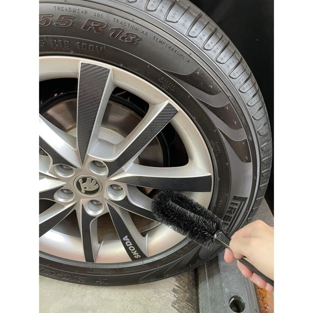 【藍總監】 輪圈刷 輪框刷 汽車鋁圈刷 鋼圈刷 洗車工具 輪胎清潔 輪殼刷 腳踏車輪刷 機車輪框刷　輪胎刷-細節圖4
