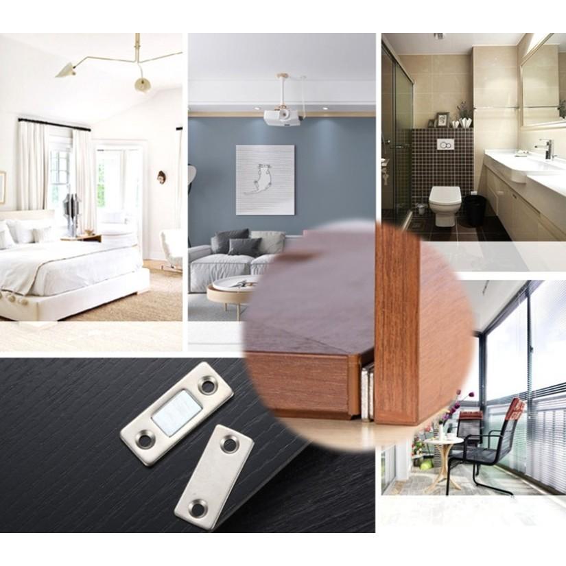 【藍總監】免打孔超薄隱形門吸 推拉門 衣櫃門磁吸 門櫃吸 拉門磁吸 微型強磁 磁碰 免打孔可安裝 門吸 房門磁吸 房門-細節圖3