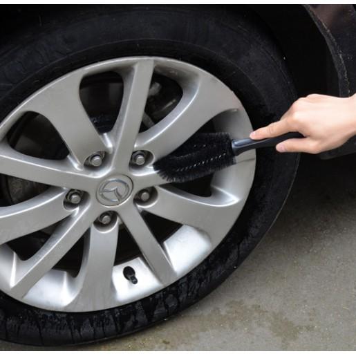 【藍總監】洗車工具 羊毛絨洗車手套 除塵刷 除塵撢 輪圈刷 輪圈清潔刷 汽車鋁圈刷 清潔刷 汽車清潔刷 洗車布 輪刷-細節圖7