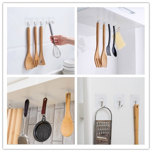 【藍總監】透明黏貼花形掛勾 無痕黏膠掛勾 免釘 透明黏貼掛勾 花形透明掛勾 無痕掛勾 掛勾 無痕掛勾 無痕系列-細節圖4