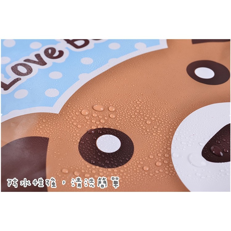 【藍總監】防水圍兜兜 立體式可翻摺 卡通防水圍兜 EVA塑膠防水軟圍兜 立體圍兜 塑膠圍兜 口水巾 吃飯圍兜兜-細節圖7