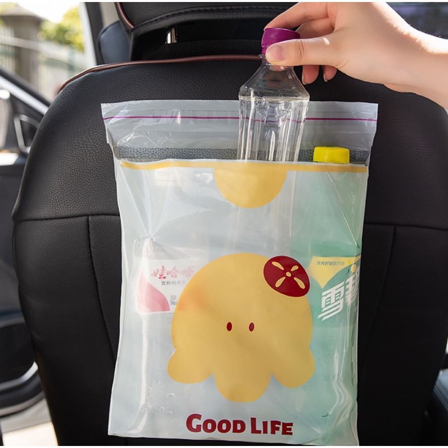 【藍總監】粘貼式汽車垃圾袋15入/包 拋棄式垃圾袋 嘔吐袋 汽車垃圾袋 貼式垃圾袋 廚房垃圾袋 車用垃圾袋 車用嘔吐袋-細節圖4