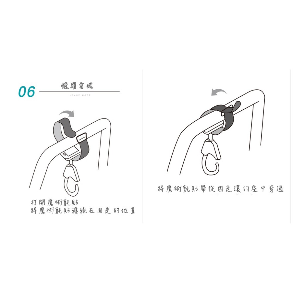 【藍總監】日式嬰兒車掛勾 360度旋轉推車掛勾 推車配件 推車掛勾 掛勾 外銷款 嬰兒車掛勾 日款 2個一組 推車必買-細節圖7