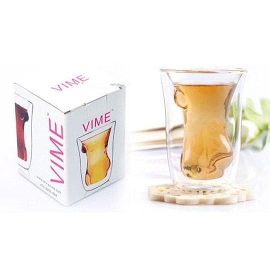 【藍總監】創意玻璃杯 飲料杯 烈酒杯 情侶對杯 耐熱玻璃 雙層玻璃 威士忌杯 猛男小鮮肉與性感女神造型-細節圖8